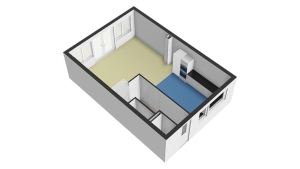 Floorplan - P.J. Troelstrastraat 128, 3354 BP Papendrecht